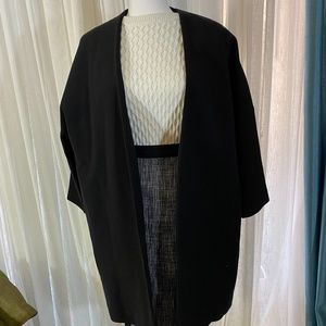 H & M Black Overcoat